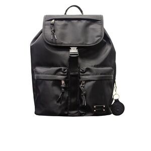 Bearpaw Unisex Full Size Flap Backpack, Black